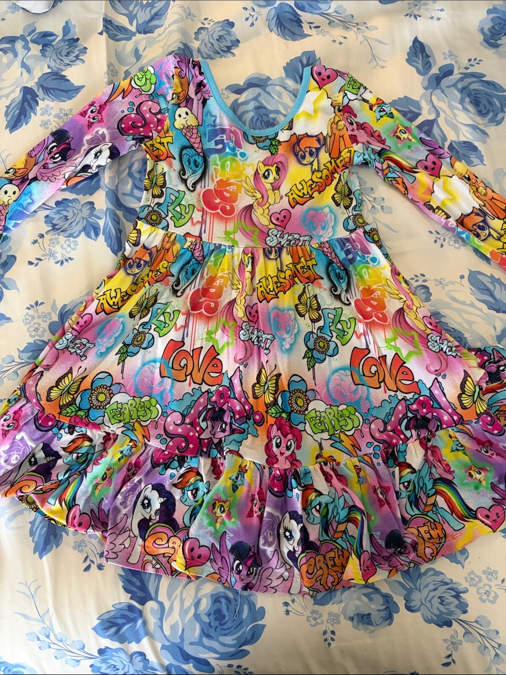 My Little Pony x Bums and Roses dress 2T